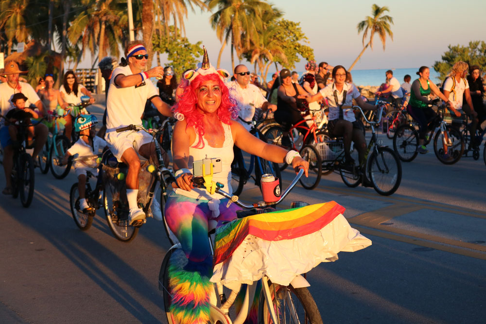 Zombie Bike Ride 2018 photo - Duval Street, Key West